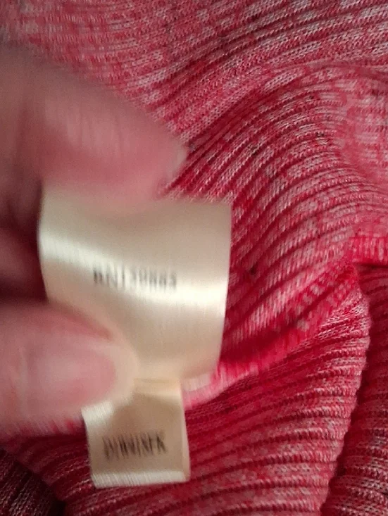 dylan Coral Pink V-Neck Ruffle-Shoulder Pullover - Picture 14 of 15